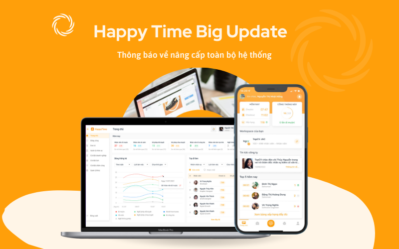 HappyTime thông báo kế hoạch nâng cấp toàn bộ hệ thống (Big Update)