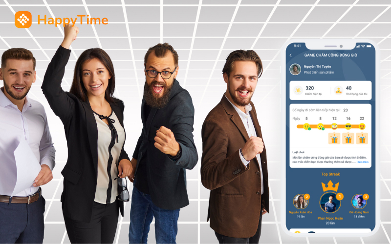 HappyTime tạo ra trải nghiệm tích cực và giúp giữ chân nhân viên tốt hơn