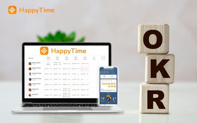 HappyTime giúp doanh nghiệp có thể triển khai OKR thuận lợi hơn