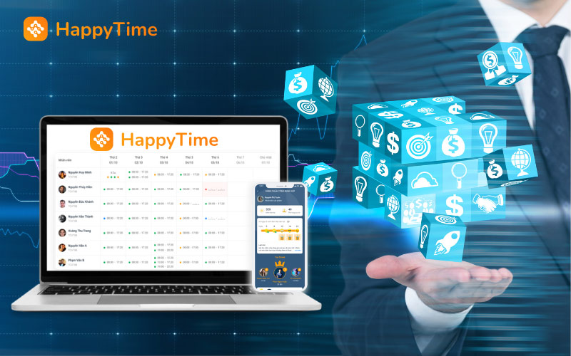 HappyTime hỗ trợ đắc lực cho quá trình chuyển đổi số cho doanh nghiệp