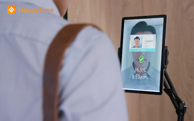 HappyTime có thể kết nối dễ dàng với các hệ thống chấm công Face ID