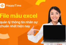 File mẫu excel quản lý thông tin nhân sự mới và chuẩn nhất hiện nay File mẫu excel quản lý thông tin nhân sự tốt nhất hiện nay
