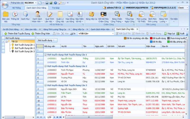 Phần mềm nhân sự Perfect HRM