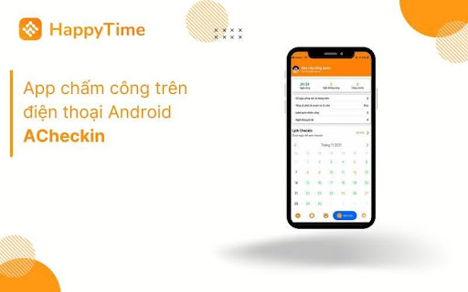 App chấm công trên điện thoại Android ACheckin - quản lý giờ làm việc nhân viên