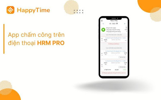 App chấm công trên điện thoại HRM PRO