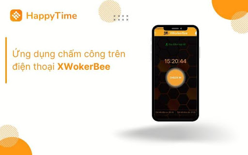 Ứng dụng chấm công trên điện thoại XWokerBee